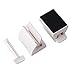 2pcs Rolling Tube Toothpaste Squeezer Toothpaste Seat Holder Stand for Bathroom Accessories（Milky）