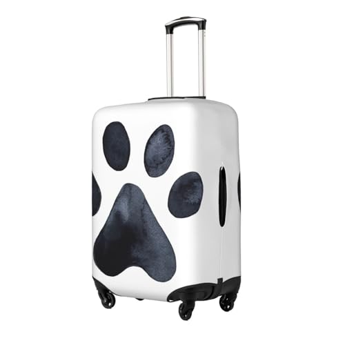 Elastic Luggage Cover Anti Scratch Dirt Covers, Dog Pawprint Animal Paw Graphic Travel Luggage Cover Suitcase Protector Fits 31-32 Inch Luggage2