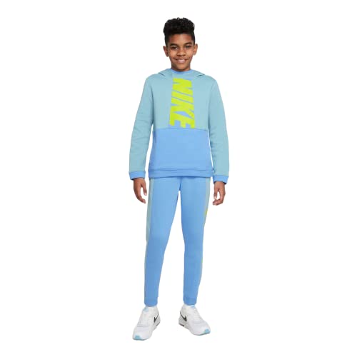 Nike Boys' Sportswear Amplify Pullover Hoodie (Worn Blue/University Blue) (US, Alpha, Medium, Regular)