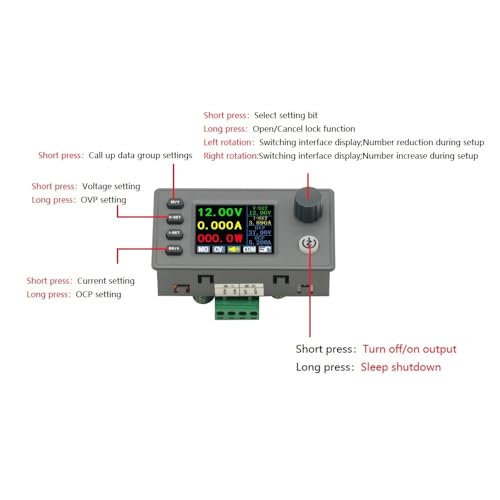 Image of 90W DC DC Buck Boost Converter CNC Regulated Power Supply Module Adjustable Boost /Buck with Protection Constant Voltage Constant Current Controller
