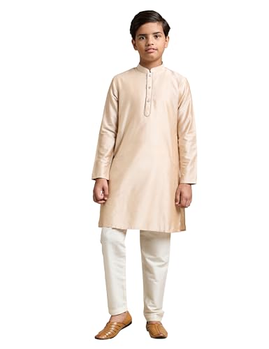 Image of Amazon Brand - Symbol Boy's Festive Rayon Kurta Pajama Set