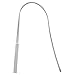 Live It Style It - Cinturón - para mujer Plateado Silver Bar...