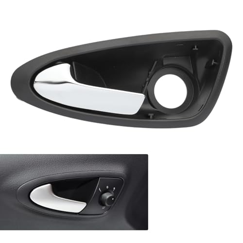 ZEALfix pour Seat Ibiza 6J Poignée de Porte intérieures gauche et droite avant 6J1837113A 837114,Lot de 2 Poignée