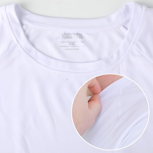 Men's UPF 50+ UV Sun Protection Long Sleeve Shirts Rash Guard Hiking Fishing Swim Shirts Lightweight Quick Dry4