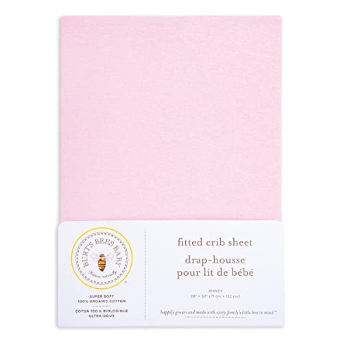 Image of Burt's Bees Baby - Fitted Crib Sheet, Girls Boys & Unisex 100% Organic Cotton Crib Sheet for Standard Crib & Toddler Mattresses