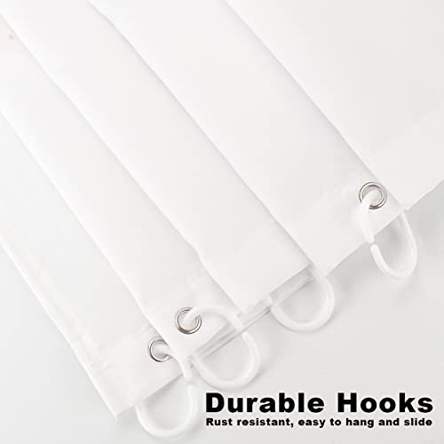 Bivinar Vintage Floral Shower Curtain 72 X 72 Inch，Floral Botanical Shower Curtain For Bathroom Decor, Wildflower Herb Shower Curtain With 12 Hooks #TOP6