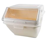 Winco IB-10S Stackable 10 Gallon Ingredient Bin Beige