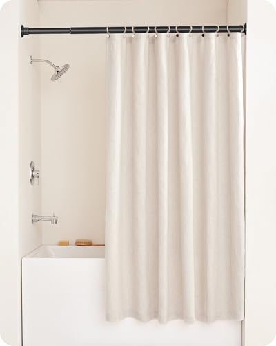 Tringle douche télescopique inox noire 70-255 cm Tiemlet