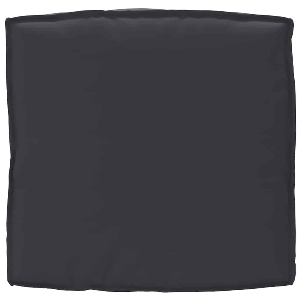 Sitzkissen Outdoor 80x80 cm Schwarz – Bequemes Palettenkissen aus Robustem Oxford-Stoff – Quadratisches Loungekissen Wasserabweisend für Garten, Terrasse und Wohnbereich
