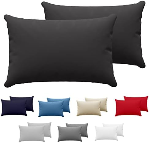 Dreamzie Poszewek na Poduszki (Zestaw 2) - Czerwony - na poduszki 80 x 80 cm - 100% bawełna dżersej 150 g/m2 - poszewka na poduszkę - odporna i hipoalergiczna