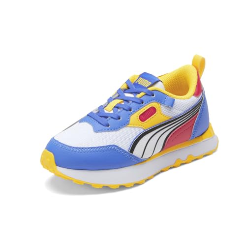 Image of Puma Rider FV Primary (Little Kid) Puma White /Royal Sapphire /Puma Black 3 Little Kid M