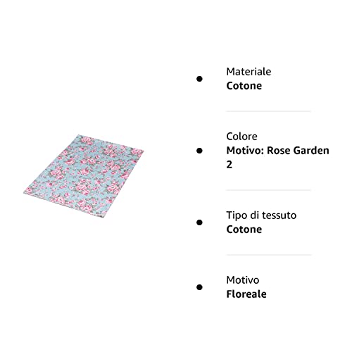 1buy3 Tessuto jersey da cucire, 92% cotone, 8%