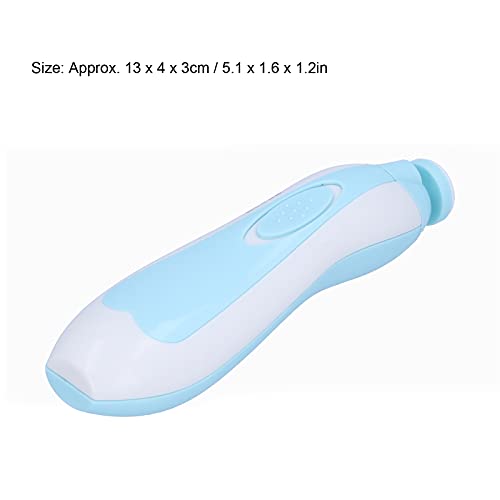 Baby-Nagelknipser, Baby-Nagelfeile Multi-Winkel-Beschneidung Anti-Tropfen für Geschenk zum Schlafen(Light blue) – Bild 3