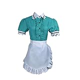 Nuoqi Blend-S Anime Uniforms Cosplay Costumes (Medium, Green-Hideri Kanzaki)