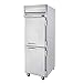 Beverage-Air HBR27-1-HS 30" Horizon Series One Section Solid Half Door Reach-In Refrigerator 27 cu.ft. Capacity Stainless Steel Exterior and Interior with Bottom Mounted