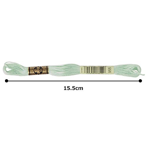 Image of DMC 6-Strand Embroidery Cotton Floss, Light Nile Green