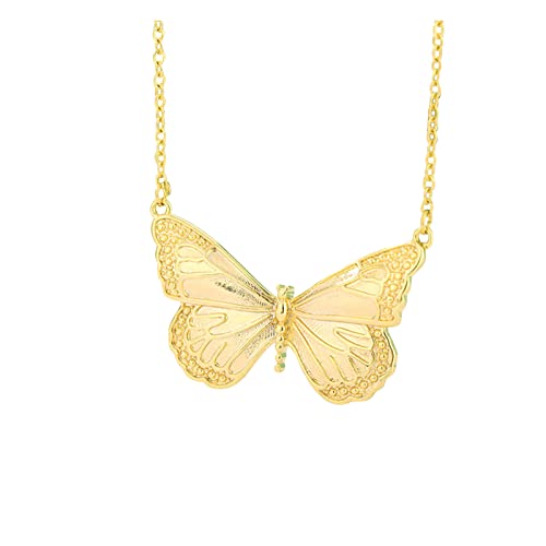 Papillon s pour femmes : fini les bijoux qui noircissent avec ce collier anti-allergie durable