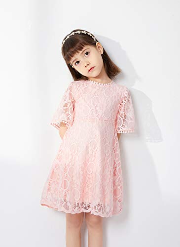 Youwon Flower Girls Dress Lace Dress Vintage Country Wedding Party Dress 2-6 7-164