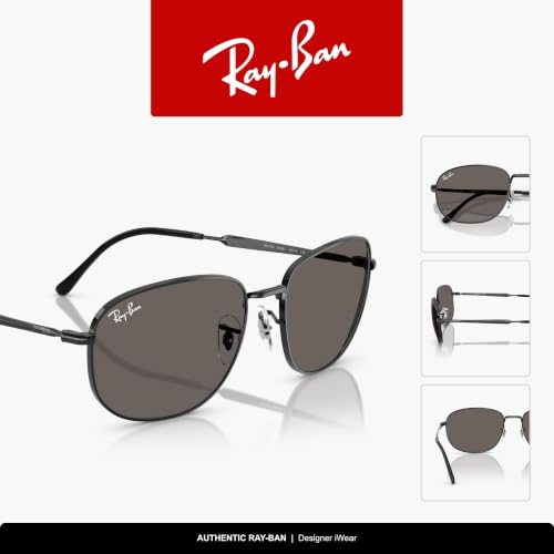 Ray-Ban Sunglasses for Men for Women, RB Black/Grey/Dark Grey, 60mm - image 6