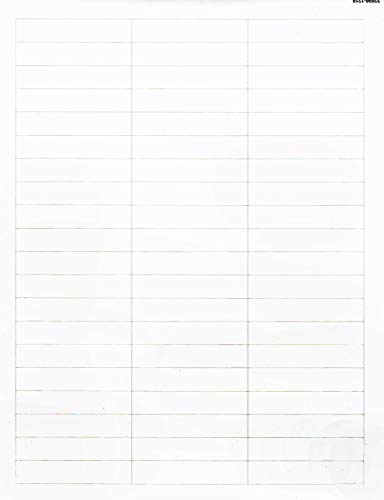 Tough-Tag® Labels On a Sheet 64 mm x 13 mm, White Flag, 0.5 to 2.0 ml tubes, 1500/PK