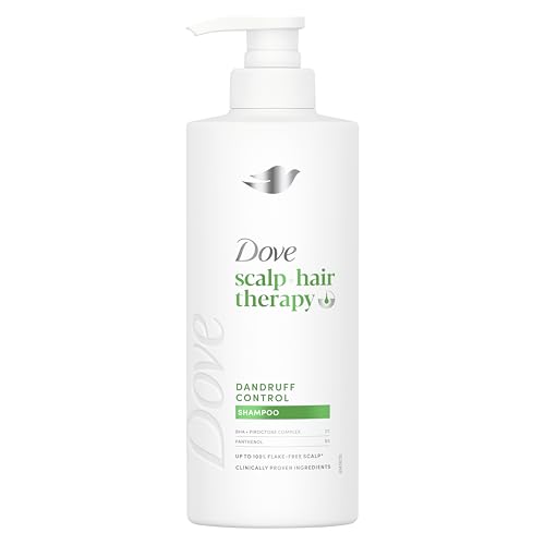 Dove Scalp + Hair Therapy Dandruff Control Shampoo hair care with Salicylic Acid Piroctone and Panthenol for up to 100% flake-free scalp* 400 ml