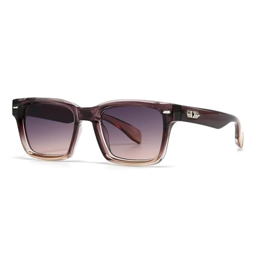 Lunettes de soleil champagne pour hommes et femmes mode UV400