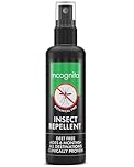 Incognito Insect Repellent Spray, 100ml - Natural DEET Free, Shields from Wide Range of Biting Insects. Clinically proven protection from Ticks & Dengue carrying mosquitoes, Organic Mosquito Repellent