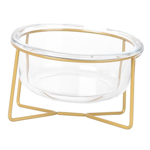 CIYODO High Base Cat Feeder Tall Raised Dog Bowl Wide Pet Bowl Elevate Cat Dog Feeder Oblique