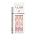 KISS imPRESS Press-On Manicure, Nail Kit, PureFit Technology, Short Press-On Nails, Keep in Touch', Includes Prep Pad, Mini Nail File, Cuticle Stick, and 30 Fake Nails