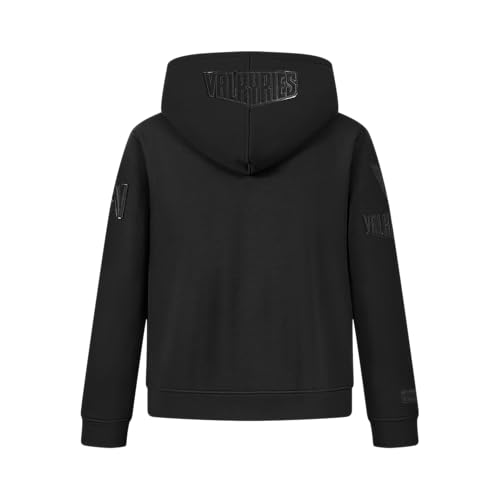 Big Boys WNBA Classic Triple Black Fleece Full Zip Hoodie2