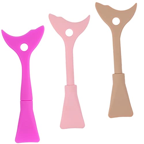 Beatifufu 3Pcs Eyelash Shield Applicator Tool for Effortless Eye Makeup Eyeliner Guard and Mascara Separator and Easy to Clean and Reusable