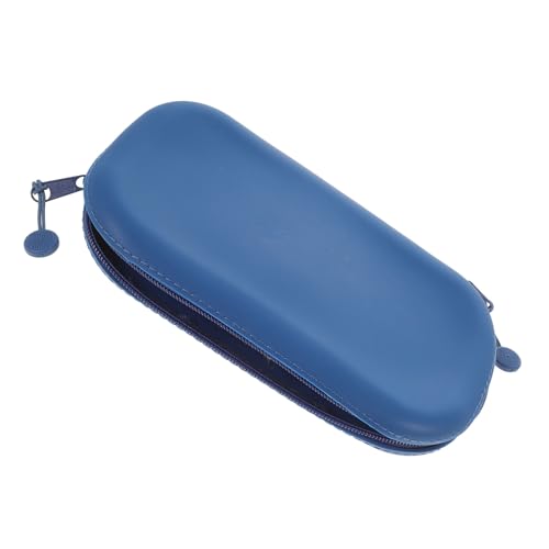 GANAZONO シリコン製大容量ペンケース 大人用筆箱 文房具収納バッグ 防水で滑らかな使い心地 筆記具やメイクブラシ収納に