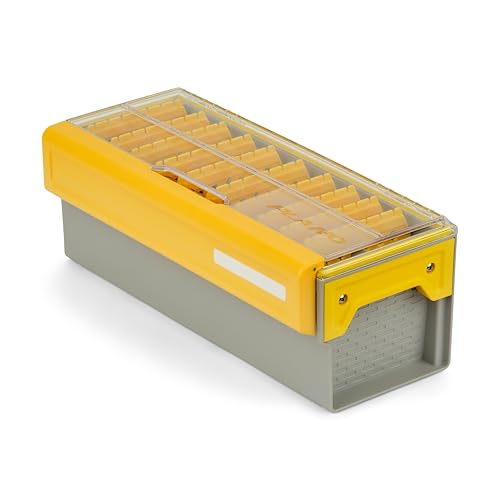 Image of Plano EDGE Short Hang Box, Stores 40 Crankbaits, with Rust-Preventive Rustrictor, Dri-Loc Watertight Seal, WaterWick, DuraView Transparent Lid, Stackable Storage for Fishing Organization