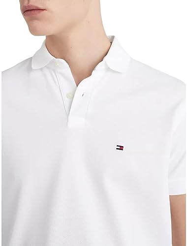 Image of Tommy Hilfiger Men's Short Sleeve Cotton Pique Polo Shirt in Regular Fit 2024 Collection