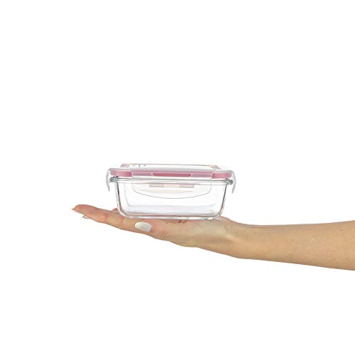 Pote Retângular Vidro 330ml Sr71 - Sanremo