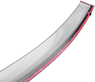 WellVisors Window Visors Wind Deflectors Compatible with Toyota 2008-2017 Venza with Chrome Trim Rain Guards 3-847TY036