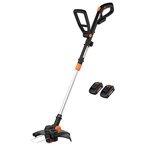 Worx String Trimmer/Edger/Lawn Mower 3-in-1 Grass Trimmer GT Revolution 20V 12" (2 Batteries & Charger Included) WG170 12" Trimmer w/2.0 Ah Battery