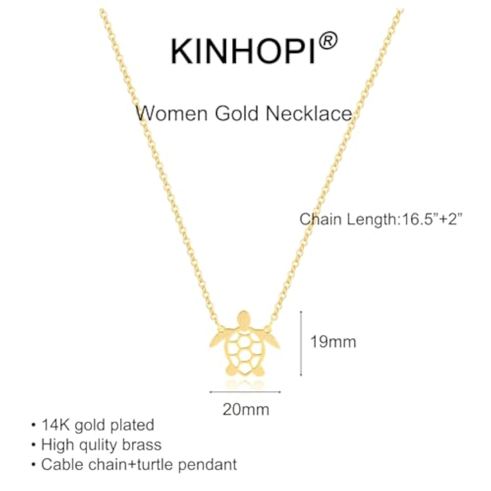 Gold Necklace with Clover, Heart & Dragonfly Pendants