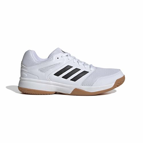 Adidas Damen Speedcourt Women Indoor Shoes, FTWR White/core black/GUM10, 39 1/3 EU