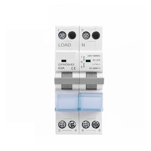 Interrupteur de transfert manuel inverseur source MTS 2P 63A double alimentation 230V
