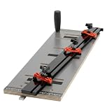 O'SKOOL Table Saw Taper Jig with 3 Adjustable Clamps and Aluminum Fence