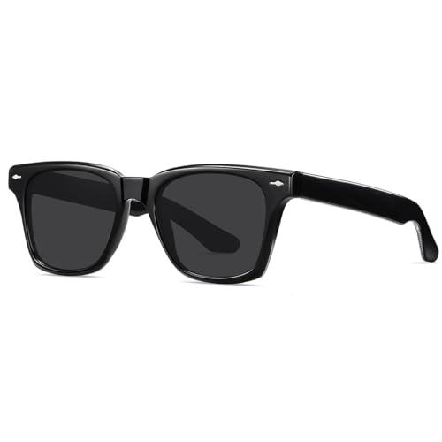 Image of TR90 Square Sunglasses Vintage Classic Sun Glasses Polarized UV400 Lens Eyewears for Men Eyeglasses