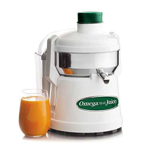 Comparison: Best Juicer For Ginger And Turmeric 10 Omega Centrifugal Juicer High Speed Pulp Ejection Juice Extractor 1/3 HP Juices Vegetables Citrus and Fruits at 3500 RPM Surgical Stainless Steel Parts and Blade, 250-Watts, White