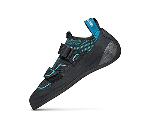 Scarpa Women's Reflex V Rock Climbing Shoes For Gym Climbing - Low-Volume, Women's Specific Fit - Black/Ceramic - 8 #TOP3
