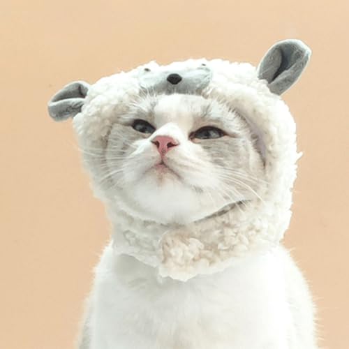 Gorro de orejas de cordero para mascotas Amosfun miniatura 2