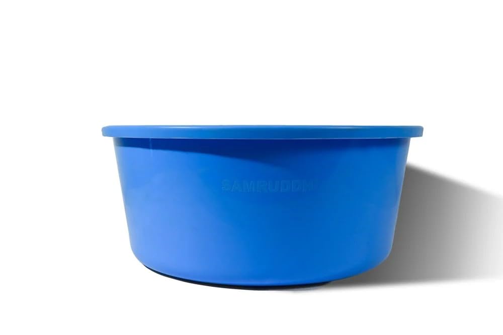 Samruddhi 110L Large Capacity Plastic Tub – Versatile & Durable Solution for Home, Laundry, Bath, and More[ Blue]-image-12