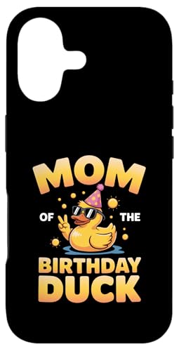 Mom of the Birthday Duck | ȃAq̃p[eB[}U[B X}zP[X iPhone 17 p