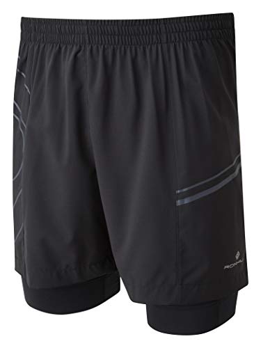 Price comparison product image Ronhill Men's Infinity Marathon Twin Short,  Black