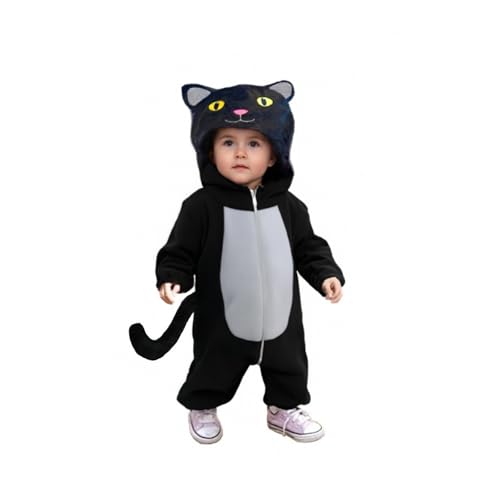 Disfraz de Gato Negro para Bebé 6-12 Meses miniatura 1
