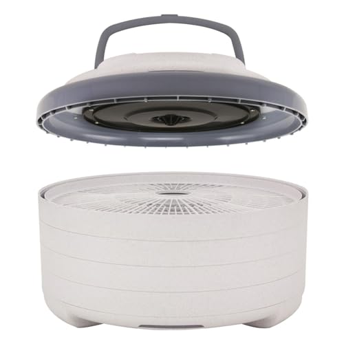 Nesco FD-79 Snackmaster Pro Digital Food Dehydrator for Snacks, Fruit, Beef Jerky, Meat, Vegetables & Herbs, Gray, 4 Trays, 1 Count (Pack of 1),Grey